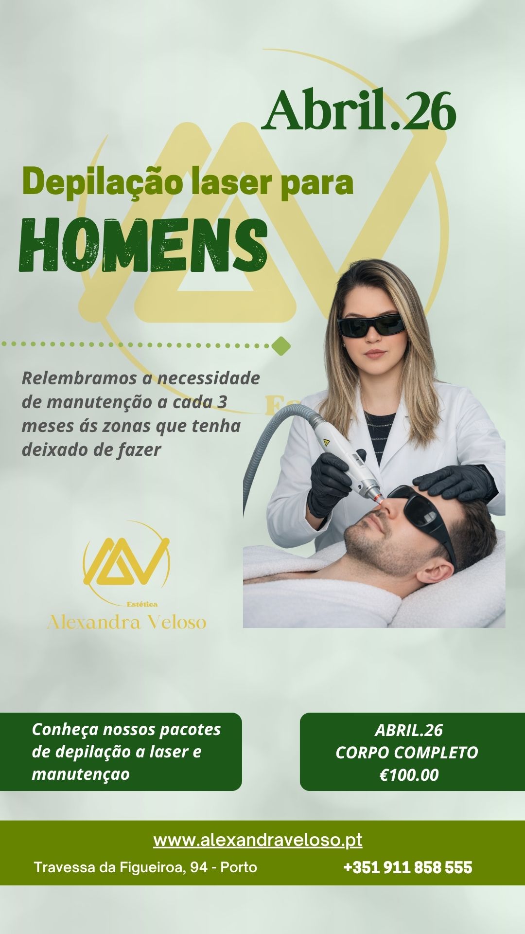 *Exclui parte intima 
